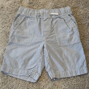 GAP Kids Blue and White Seersucker Striped Shorts